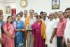 హర్ ఘర్ తిరంగా – తిరంగా యాత్రలో భాగంగా మాజీ సైనికుడు దూరిశెట్టి కిరణ్ కుమార్‌ను సన్మానించిన  డా. బోగ శ్రావణి