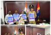 వికసిత్ భారత్ యూత్ పార్లమెంట్ డిస్టిక్ లెవెల్ పోటీల ఆహ్వాన పత్రం పోలీస్ కమిషనర్, మున్సిపల్ కమిషనర్లకు అందజేత