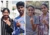 మున్సిపల్ ఎన్నికల్లో తొలిసారి ఓటు  హక్కు వినియోగించుకున్న యువత ఉత్సాహం 