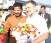 రాహుల్ గాంధీకి సీఎం రేవంత్ రెడ్డి స్వాగతం