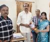 ఎమ్మెల్యేను మర్యాదపూర్వకంగా కలిసి న జగిత్యాల జిల్లా ఆరోగ్య శాఖ అధికారి సుజాత