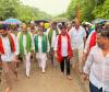 కొండగట్టు ఆంజనేయస్వామి సన్నిధిలో రాష్ట్ర మంత్రుల గిరి ప్రదక్షిణ