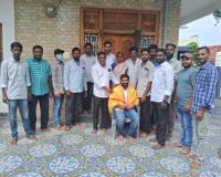 వ్యవసాయ శాస్త్రంలో డాక్టరేట్ పొందిన గుడ్ల మహేష్ కు సన్మానం
