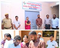 ఈవీఎం గోదాము  తనిఖీ  భద్రత ఏర్పాట్లు, సిసి కెమెరాల పనితీరులను పరిశీలించిన కలెక్టర్ బి. సత్యప్రసాద్