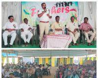 యువత చెడు వ్యసనాలతో భవిష్యత్తుకు దూరం కారాదు_  విద్యార్థులు తల్లిదండ్రులకు; పేరుతెచ్చి  ఉన్నత శిఖరాలకు ఎదగాలి - ట్రాఫిక్ ఎస్సై మల్లేష్ 