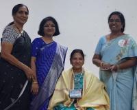 ఆత్మీయ సత్కారం అందుకున్న సైకాలజిస్ట్ జ్యోతి రాజా  