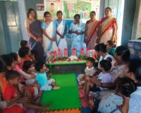 అంగన్వాడీ కేంద్రంలోపోషన్ మహా కార్యక్రమం -  తల్లిపాల గురించి అవగాహన సదస్సు