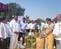 బుగ్గారంలో అభివృద్ధి కార్యక్రమాలకు మంత్రి అడ్లూరి లక్ష్మణ్ కుమార్ శ్రీకారం