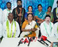 ఏరోస్పేస్ పార్క్ నిర్వాసితులతో కవిత సమావేశం – సమస్యలకు న్యాయం చేస్తామని హామీ