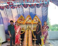 శరణఘోషలతో వంగరలో అయ్యప్ప స్వాముల సందడి