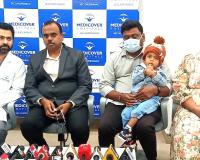 రెండేళ్ళ బాబుకు అరుదైన ‘బబుల్- హెడ్ డాల్ సిండ్రోమ్ వ్యాధి.