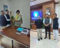 పట్టణ సంస్థల బలోపేతం, ఎమ్మెల్యేల ఆరోగ్య పథకంపై కీలక చర్చలు : సచివాలయంలో రాజేశం గౌడ్ భేటీలు