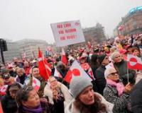 అమెరికా కు వ్యతిరేకంగా డెన్మార్క్ ప్రజల నిరసన ప్రదర్శనలు