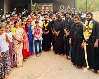 అయ్యప్ప ఆలయంలో దావ వసంత సురేష్ ప్రత్యేక పూజలు 