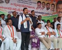 టీపీసీసీ ఎస్సీ విభాగం చైర్మన్‌ కవ్వంపల్లి సత్యనారాయణకు కరీంనగర్ జిల్లాలో కాంగ్రెస్ శ్రేణుల ఘన స్వాగతం