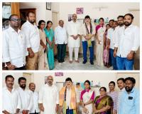 బిజెపి రాష్ట్ర అధ్యక్షుడు రామచందర్రావును మర్యాదపూర్వకంగా కలిసిన జగిత్యాల రాయికల్ బిజెపి కౌన్సిలర్ లు