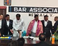 ల్యాండ్‌మార్క్ తీర్పుకు కారణమైన న్యాయమూర్తికి మెట్‌పల్లి బార్ సన్మానం