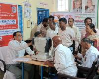 ప్రభుత్వ రిటైర్డ్ ఎంప్లాయిస్ కు మెడి విజన్ ఐ కేర్ సెంటర్ హైదరాబాద్ వారిచే ఉచిత కంటి వైద్య శిబిరం
