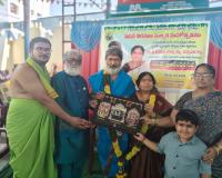 శ్రీ శ్రీనివాస ఆంజనేయ భవాని శంకర దేవాలయం ప్రధాన అర్చకుని పదవి విరమణ