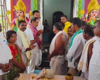 ఎల్లమ్మ తల్లి విగ్రహ ప్రతిష్ట కార్యక్రమంలో పాల్గొన్న ఎమ్మెల్యే డా సంజయ్ కుమార్