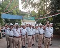 ట్రాఫిక్ పోలీస్ స్టేషన్లో ఘనంగా తెలంగాణ ఆవిర్భావ వేడుకలు