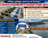 నంది మేడారం పంప్‌హౌస్‌లో నాలుగు బాహుబలి పంపులు ప్రారంభం