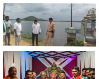 వర్ష కొండలో గణపతి నిమజ్జన ఏర్పాట్లను పరిశీలించిన అధికారులు,