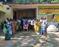 గాంధీ జయంతి సందర్భంగా రంగధామునిపల్లిలో పలు కార్యక్రమాలు