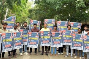 నవంబర్ 4న ఏబీవీపీ గ్రేటర్ హైదరాబాద్ సిటీ కాన్ఫరెన్స్   - గోడ పత్రిక ఆవిష్కరణ