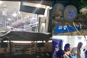 కరీంనగర్ – హైదరాబాద్ ప్రధాన రహదారిపై రోడ్డు ప్రమాదం