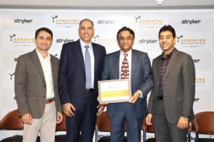 సన్ షైన్ బోన్ అండ్ జాయింట్ ఇనిస్టిట్యూట్‌కు సెంటర్ ఆఫ్ ఎక్సలెన్స్ అవార్డు