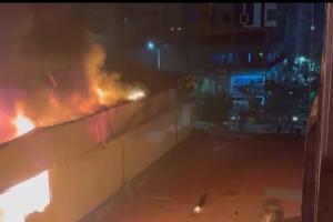  హఫీజ్‌పేట్‌లో రుమాల్ హోటల్‌లో సిలిండర్ పేలి అగ్నిప్రమాదం 