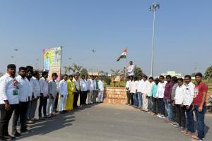 ఎల్కతుర్తిలో ఘనంగా కాంగ్రెస్ పార్టీ 141వ ఆవిర్భావ దినోత్సవం