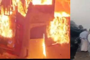 ఏపీలో ప్రైవేట్ ట్రావెల్స్ బస్సుకు అగ్ని ప్రమాదం ముగ్గురు మృతి.