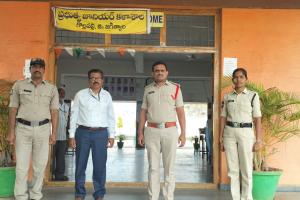 ఇంటర్మీడియట్ పరీక్షలు – భద్రతా ఏర్పాట్లను పరిశీలించిన పోలీస్ అధికారులు