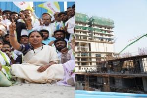 నర్సింగిలో మూసీ ఆక్రమణపై కవిత ఆందోళన – అక్రమ రియల్ ఎస్టేట్ వెంచర్‌పై చర్యలు డిమాండ్