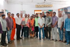 టి జి ఆర్ ఎస్ ఏ జగిత్యాల జిల్లా  అణిముత్యాలు  దొంతి రాజేశ్వరి గీర్దావర్  మరియు పంగరాజేశం జిపిఓ కు ఘన సన్మానము 