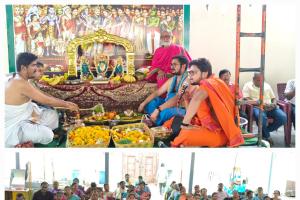 శ్రీ శ్రీనివాస ఆంజనేయ భవాని శంకర దేవాలయంలో ఘనంగా స్వామివారి కల్యాణ వేడుకలు 