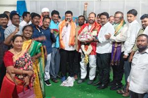 టిఎన్జీఓ రాష్ట్ర అధ్యక్షులు గా రెండవ సారి ఎన్నికైన మారం జగదీశ్వర్ ను సన్మానించిన  జగిత్యాల టిఎన్జీఓ లు