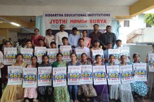 SSC ఫలితాలలో  రాష్ట్ర స్థాయిలో సిద్ధార్థ విద్యా సంస్థల ప్రభంజనం