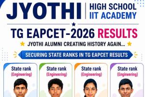 TG EAPCET – 2026 ఫలితాలలో జ్యోతి పూర్వ విద్యార్థుల ఘన విజయం