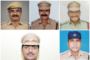 జగిత్యాల పోలీసులకు రాష్ట్ర స్థాయి గౌరవం.. 10 మంది పోలీస్ అధికారులకు సేవా పథకాలు