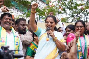 ఆడబిడ్డగా పార్టీ పెట్టిన.. రాష్ట్రం అజెండా మార్చుతా -కల్వకుంట్ల కవిత 