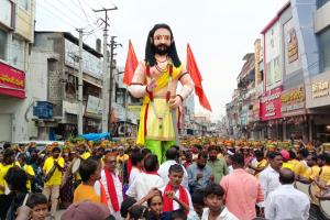 రజక సంఘం ఆధ్వర్యంలో వైభవంగా వీరమ్మ బోనాల పండుగ శోభాయాత్ర