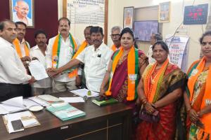త్రాగునీటి సమస్య పై ఆర్డీవోకు వినతి పత్రం అందజేసిన బిజెపి నాయకులు