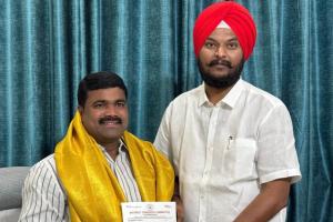 కరీంనగర్ జిల్లా కాంగ్రెస్ ప్రధాన కార్యదర్శిగా అమన్ జిత్ సింగ్