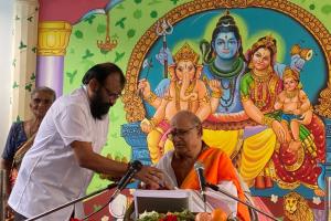 ఆచార్య కషోజ్జుల నీలకంఠముచే కొనసాగుతున్న భాగవత సప్తాహం