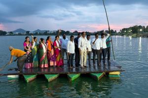 చింతకుంట చెరువులో వినాయక నిమజ్జన ఏర్పాట్ల పరిశిలించిన ఎమ్నెల్యె సంజయ్
