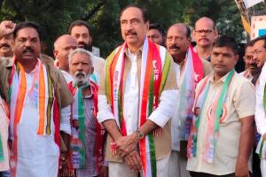 ఆర్టీసీ డిపో ఎన్నికల ప్రచారంలో పాల్గొన్న ఎమ్మెల్యే డా సంజయ్ కుమార్, డిసిసి అధ్యక్షులు నందయ్య