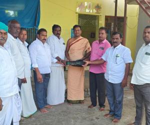 దేవాలయానికి ఎలక్ట్రానిక్ గుడి గంట బహుకరణ 